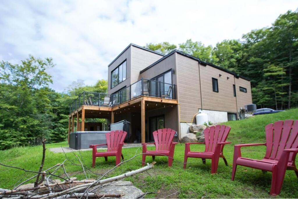 La ConceptionChalet Serenity - Mont Tremblant Ski - Spa Sauna Wifi Tv Privet Chic Modern House别墅 外观 照片
