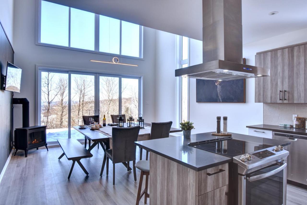 La ConceptionChalet Serenity - Mont Tremblant Ski - Spa Sauna Wifi Tv Privet Chic Modern House别墅 外观 照片