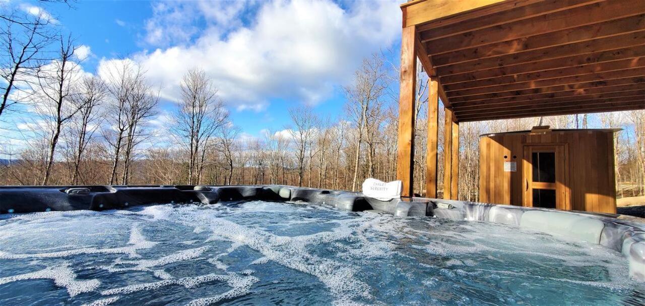 La ConceptionChalet Serenity - Mont Tremblant Ski - Spa Sauna Wifi Tv Privet Chic Modern House别墅 外观 照片